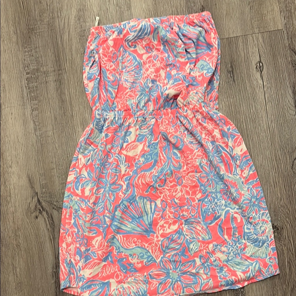 Lilly Pulitzer strapless dress medium